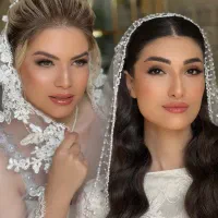 میکاپ عروس همراه با بازدید