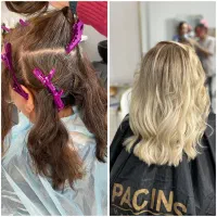 رنگ کراتین و احیا مو