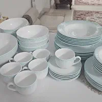 چینی زرین طرح ساکورا آبی