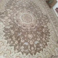 فرش 12متری ماشینی کاملا نخ و ابریشم و برجسته|فرش|تبریز, |دیوار