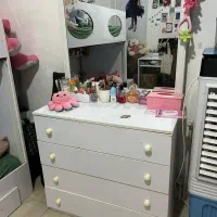 میز آرایش ۴ کشو تمام ام دی اف