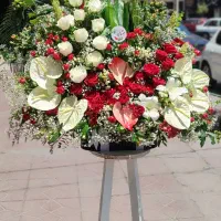 سبد گل.دسته گل.پایه گل ترحیم