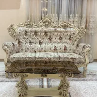 مبلمان سلطنتی ۹نفره ب همراه میزوسط و۲عدد عسلی|مبلمان خانگی و میز عسلی|نظرآباد, نظرآباد|دیوار