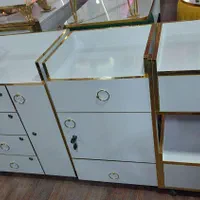 صندلی تابوره پدالی آینه سرشور ترولی پاف آرایشگاه|آرایشگاه و سالنهای زیبایی|شیراز, شهرک فرزانگان|دیوار