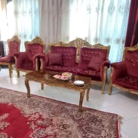 مبل ۹ نفره چوب گردو سلطنتی