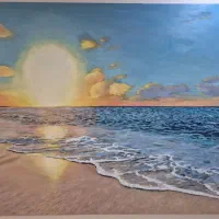 تابلو رنگ روغن دو متری