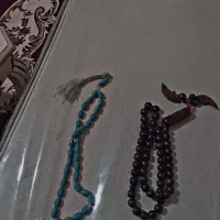 تسبیح طرح فیروزه و چوب سرخ اصل