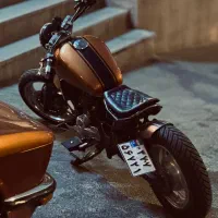 موتور کاستوم پلاک دار