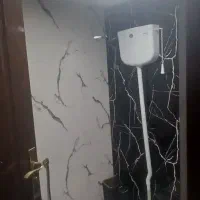 طراحی و اجرای برچسب کابینت و ماربل شیت بین کابینت