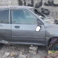 پراید مدل ۹۰ تصادفی
