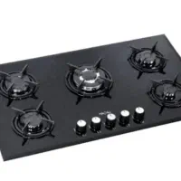 اجاق گاز رو صفحه شیشه و استیل