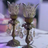 لوستر وکنار سالنی برنز بسیار سنگین|لوستر و چراغ آویز|گرمدره, |دیوار