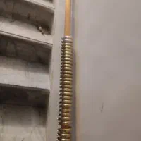 چوب پرده طلایی با لوازم نصب