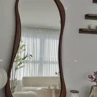 آینه دیفرم قدی چوبی روسی طبیعی (عمده)|آینه|صدرا-فارس, فاز ۱|دیوار