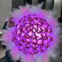 کادویی تولد سالگرد دسته گل پروانه چراغی