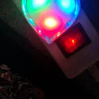 چراغ خواب  قلبی سه رنگ
