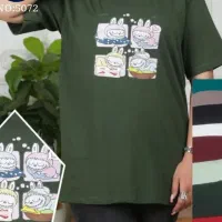 تیشرت طرح لبو بو صد در صد نخ پنبه