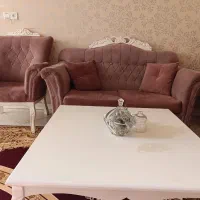 مبل راحتی ۷ نفره همراه ناهار خوری ست ۶ نفره