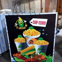 کانتر ذرت مکزیکی استیکردار مشکی قرمز