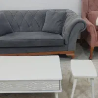 مبل 7 نفره مدل چستر در حد نو|مبلمان خانگی و میز عسلی|جم, |دیوار