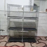 قفس پرنده هشت خان تاشو|لوازم جانبی حیوانات|کرمان, |دیوار