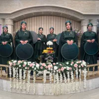 دف دفنوازی مولودی عروسی مذهبی دفنواز مداح خانم