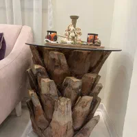 میز زیبا با تنه درخت خرما مناسب خاص پسندان