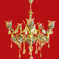 لوستر های برنزی جدید|لوستر و چراغ آویز|قم, شهرک امام حسن|دیوار