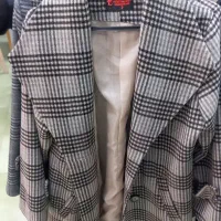 پالتو فوتر چهارخونه|لباس|آران و بیدگل, |دیوار