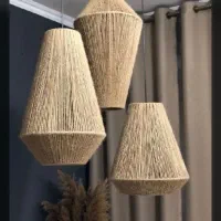 انواع لوستر مکرومه و رافیا