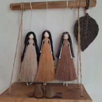 عروسک های مکرومه ،