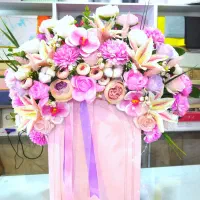 باکس  گل بزرگ و زیبا مناسب هدیه
