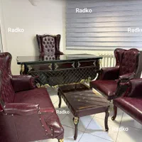 مبلمان اداری نیم ست مبلمان کلاسیک چپندر /کوئیین|دفتر کار|تهران, یافت آباد جنوبی|دیوار
