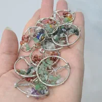 گردن آویز هفت چاکرا درخت زندگی