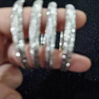 ۴ عدد النگو نقره ، سایز ۳ در حد نو