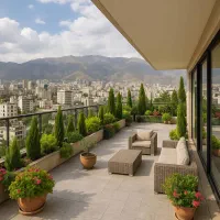 فرشته ( ۵۵۰ متر چشم انداز ۳ جهت ) ۱۵۰ متر تراس