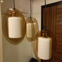 لوستر آویز ۳ شاخه تمام وارداتی خارجی آکیند