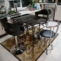 میز و صندل آشپزخانه ،فرفورژه