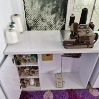 سردوز صنعتی ۵ نخ مارک ژوکی به همراه میز