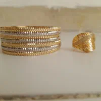 ۷ عدد النگو بدل رنگ ثابت انگشترضد حساسیت