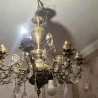 لوستر برنز ۸ شاخه ۱۳ تا هم شاخه  فرشته داره|لوستر و چراغ آویز|تبریز, |دیوار