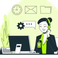 همکار دفتری خانم