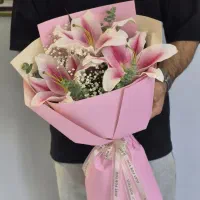 دسته گل تولد نازی کد ۱۷۵۴ گلاریس|گل مصنوعی|تهران, باغ فیض|دیوار