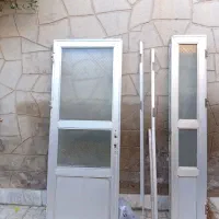 درب المینیومی دو لت سنگین قدیمی