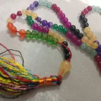 تسبیح عقیق و جواهرات