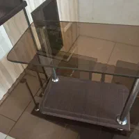 میز شیشه ای جلو مبلی