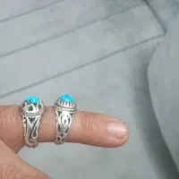 انگشتر فیروزه نقره