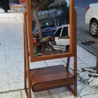 آینه قدی (آینه ایستاده) چوب لباسی|آینه|قم, شاه ابراهیم|دیوار