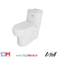 توالت فرنگی سایز بزرگ با خروجی 4 ضد لک بغل صاف|لوازم سرویس بهداشتی|تبریز, |دیوار