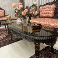 مبلمان و میزناهارخوری چوبی|مبلمان خانگی و میز عسلی|کاشان, شهرک امیرالمومنین|دیوار